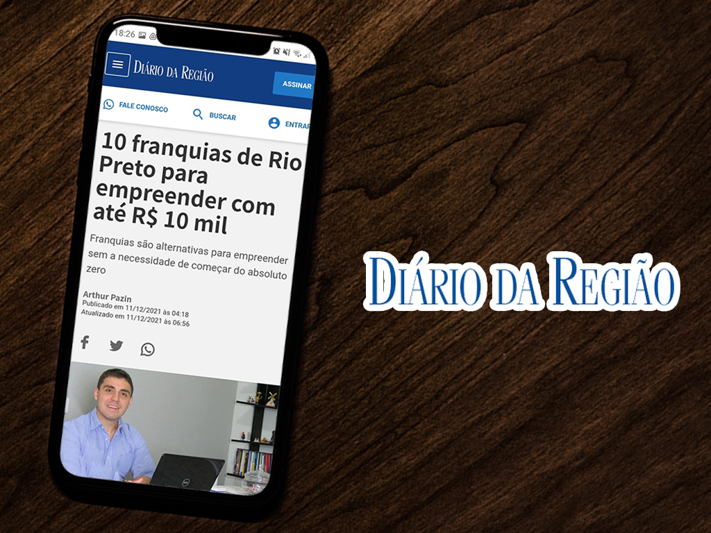 Franquia até R$ 10 mil destaque no Diário da Região