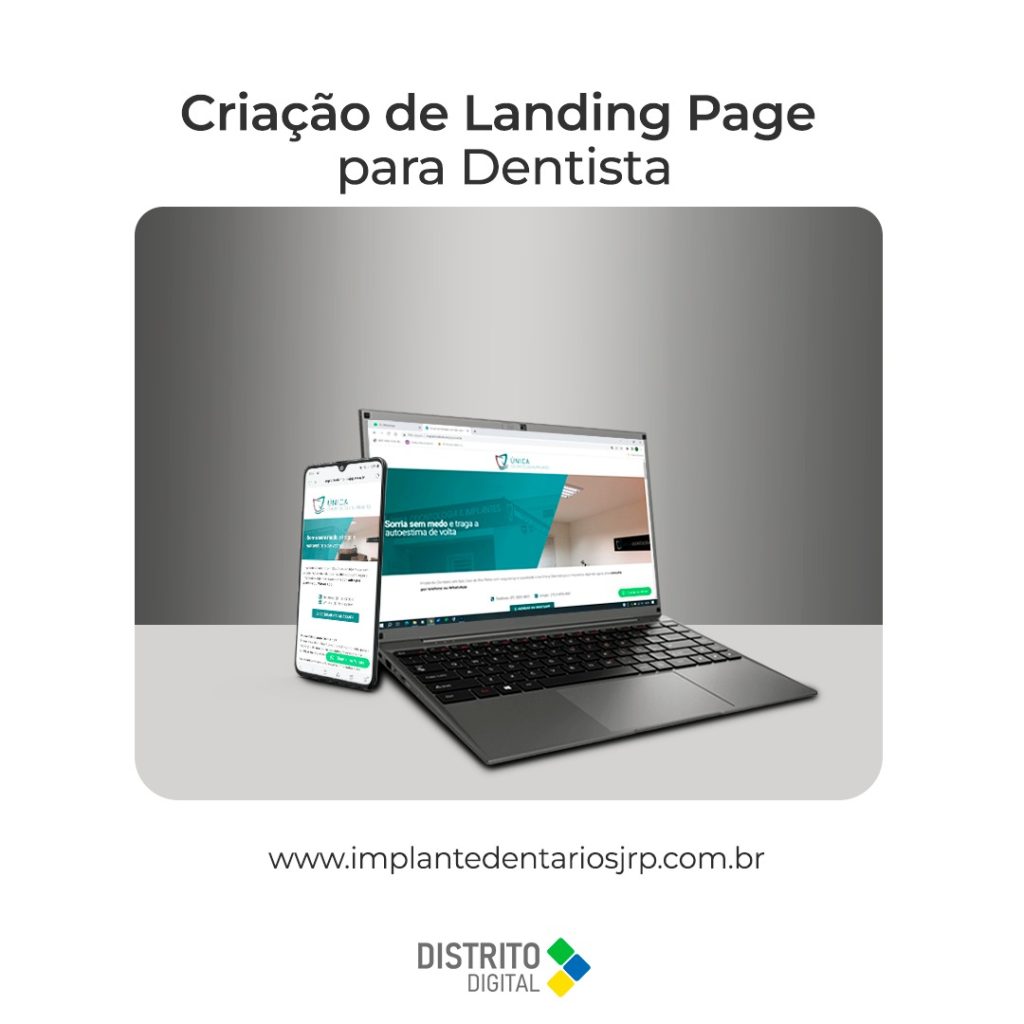 Criação de Landing Page para Dentista