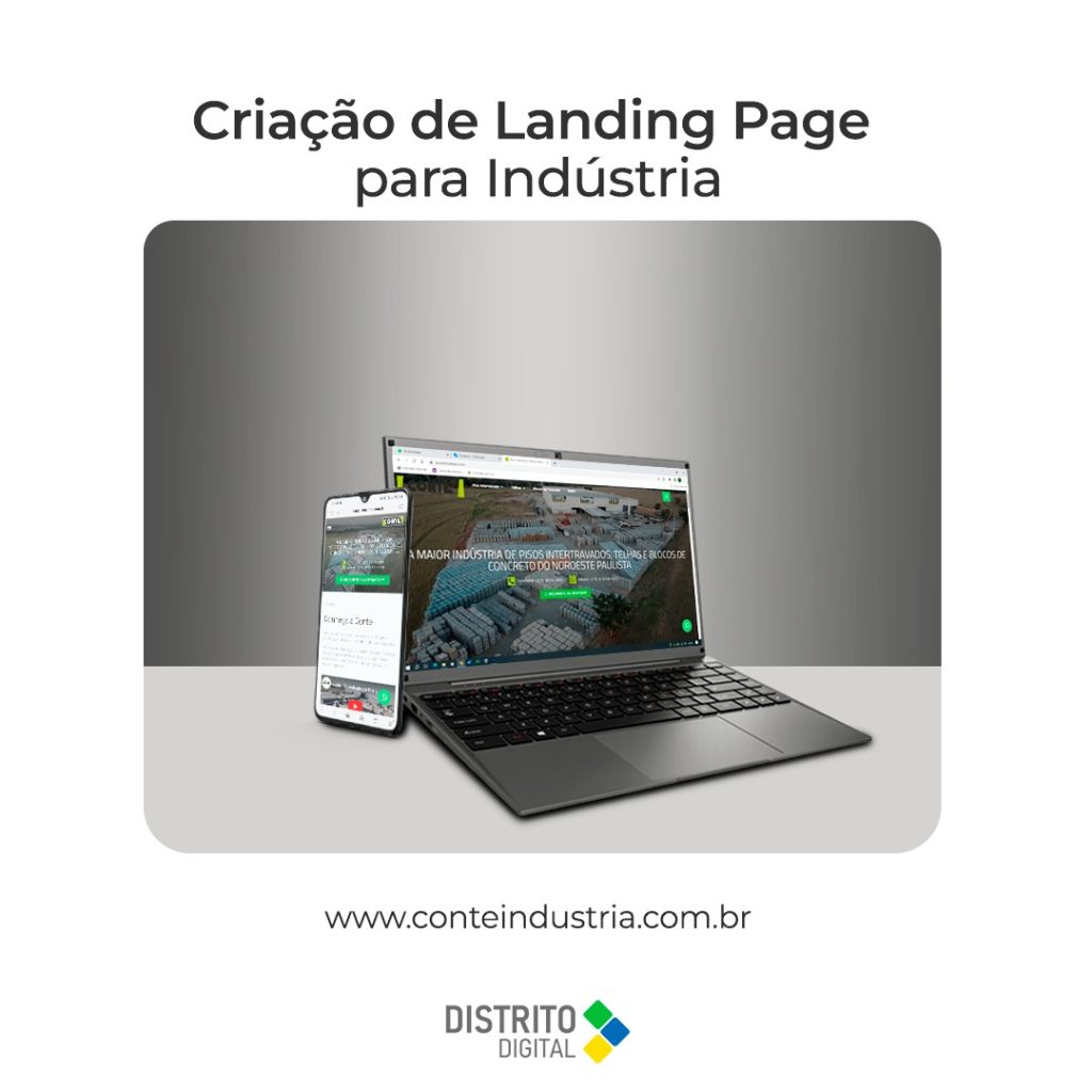 Criação de Landing Page para Indústria