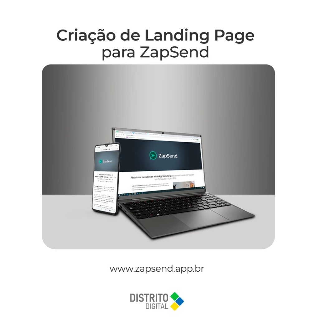 Criação de Landing Page para ZapSend